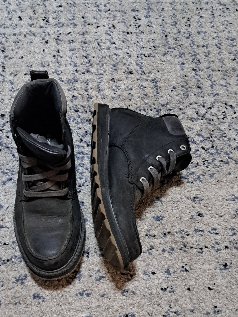 Sorel Men's Black Lace-Up Ankle Boots
